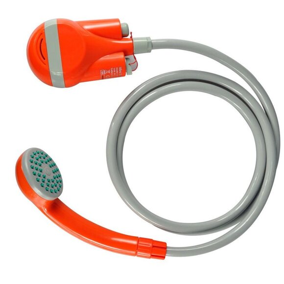 portable handheld travel camping shower pump apolegamic with water bucket 1 Set - Picture 3 of 11